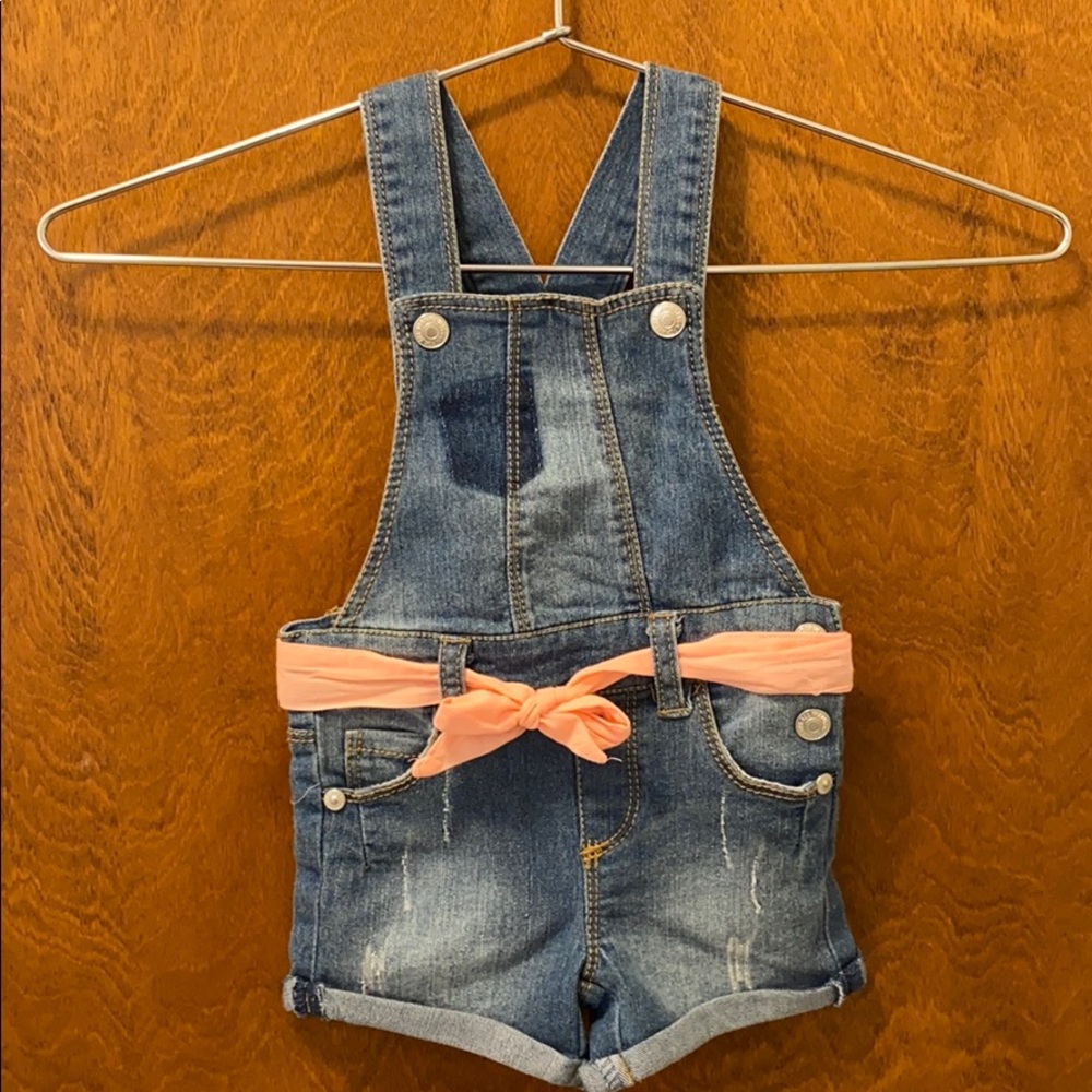 7  for all mankind overalls  shorts for 12 month